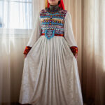 Handmade White Velvet Dress