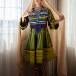 Afghan Vintage Dress Green